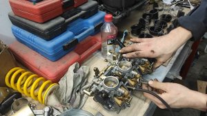 Обслуживание и сборка карбюратора Yamaha r 1 часть 2