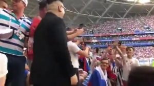 Ким Чен Ын болеет за Россию