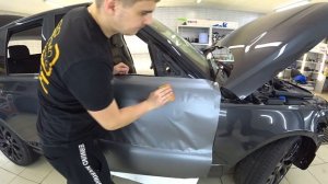 Серая матовая пленка на новый Range Rover Autobiography!