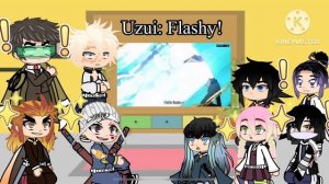 Hashiras react to Kamaboko Squad and Uzui vs Gyutaro and Daki (Reupload)