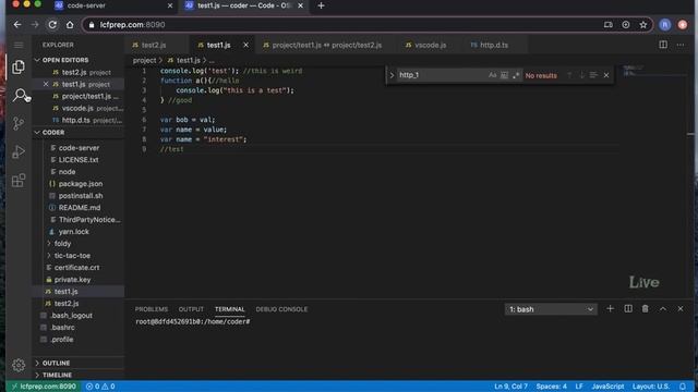 Real-time collaboration with Visual Studio Code's code-server. смотреть онлайн