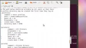 Installing Samba from the Terminal in Ubuntu