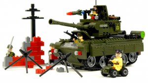 Собираем танк из LEGO - конструктор enlighten combat zones 823 Tanks