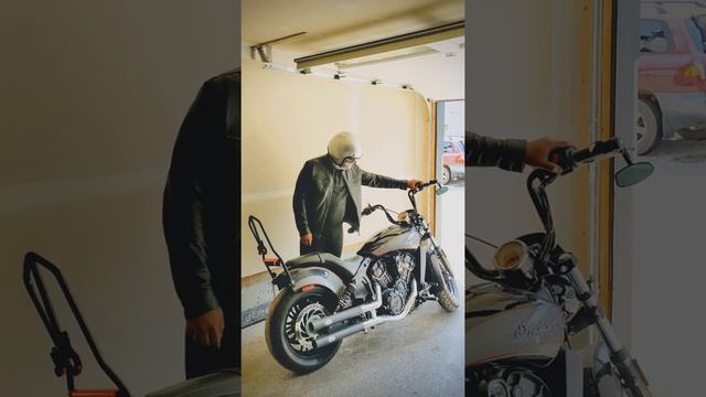 indian scout first start after (canadian  winter )#scout #motovlog #motorcycle