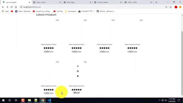 laravel  vue js restfull api Ecommerce Bangla frontend-1 part-42
