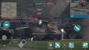 M-19A1 (AA) gameplay (Platoon M-4A2) -  War Thunder Mobile (100 sub special)