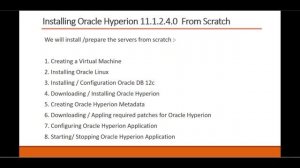 01 Installing Oracle Hyperion 11.1.2.4.0 Overview