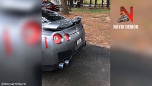 NISSAN GTR R35 Big Turbo & Exhaust Sounds!!!