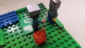 Лего lego майнкрафт нубик кубик часть 2