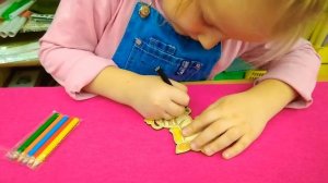 Жеребёнок Алла, роспись деревянной заготовки