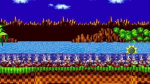 Sonic the Hedgehog But With 100 Sonics at Once