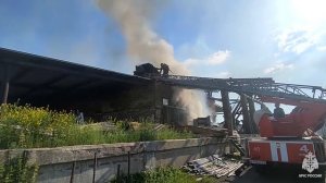 Пожар в цеху село Казанцево.