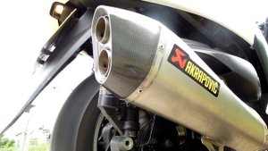 akrapovic exhaust on majesty 400 (remove DB killer  )