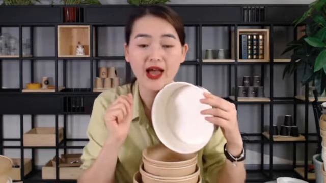 Eco-friendly food packaging products display live show