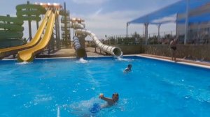 Отпуск 2024. Аквапарк "Морской риф" в Голубицкой #лето #отдых #семья