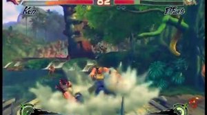 「SUPER STREET FIGHTER IV ARCADE EDITION」 KEN Arcard mode（HARDEST） clear play 1/2