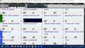 What a Wonderful World (in the style of Loius Armstrong) Band-in-a-Box backing track
