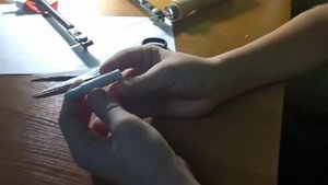 Как сделать патрон для вашего макета из бумаги? Простой способ.