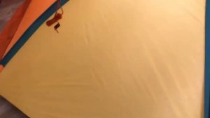 Пляжная палатка. Распаковка и обзор. Как укрыться от солнца на пляже.