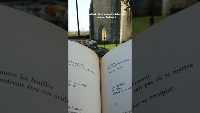 Guillevic "du domaine Euclidiennes" poésie. Gallimard. lu par Renaud Allirand (3)