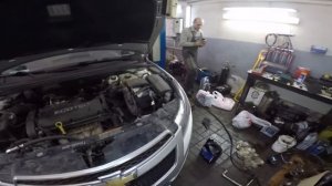 Замена масла в двигателе Chevrolet Cruze 1.8