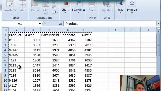 Excel - Pivot From Many Sheets: Episode 1331