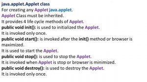 [Java Applet Tutorial for Beginners] [Java Applet Life Cycle Program] How to Java Applet Program Ru
