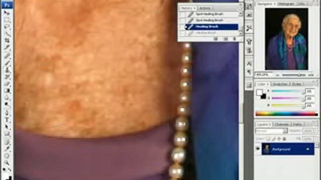 Уроки фотошопа -- Инструменты ретуши в программе смотреть онлайн