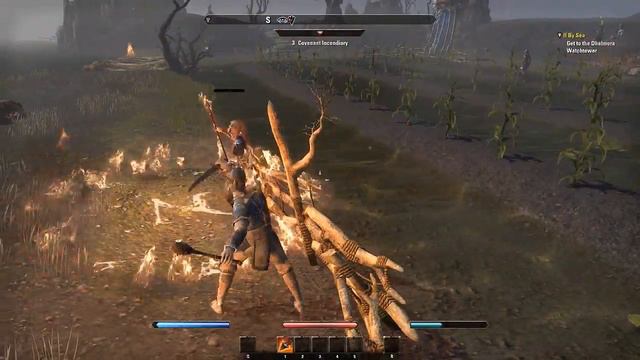 ESO Gameplay: Dark Elf Dragonknight - Morrowind! смотреть онлайн