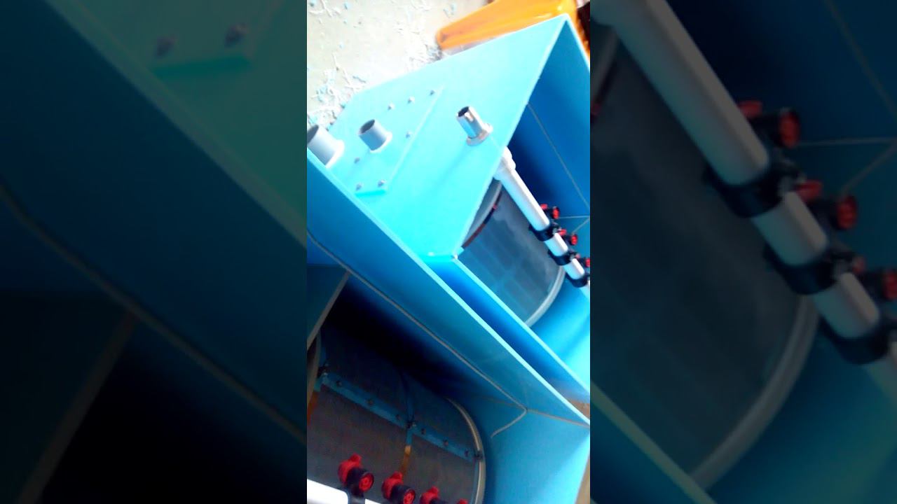 Барабанный фильтры для пруда или узв
