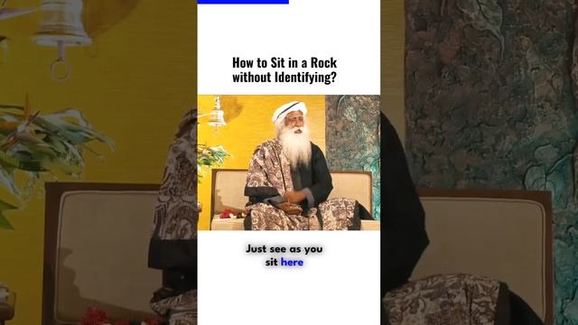 Sadhguru on How to sit peacefully