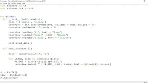 Tkinter ttk Treeview Widget Tutorial in Python