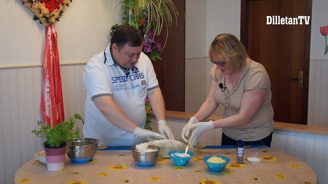 Карп Фаршированный в Рисовой Шубке - DilletanTV