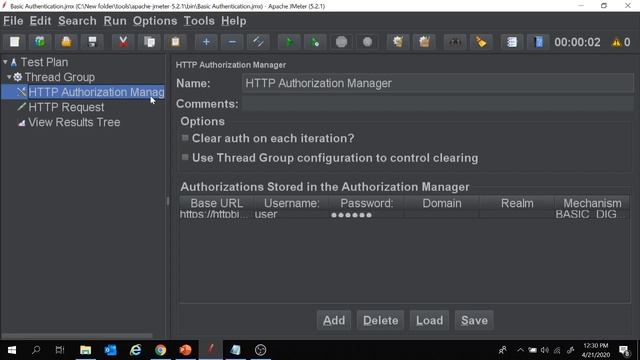 JMeter tutorial 26-Basic Authentication |HTTP Authorization Manager |HTTP Header Manager|Base64Enco