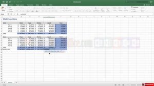 Excel Math Functions tutorials