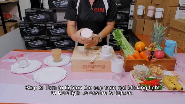 OHM Mini Portable Juicer Blender