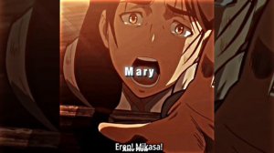 Mary on a cross - Attack on titan AMVEdit