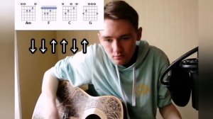 10 ПЕСЕН НА ОДНИХ И ТЕХ ЖЕ АККОРДАХ НА ГИТАРЕ (гитара для новичков)