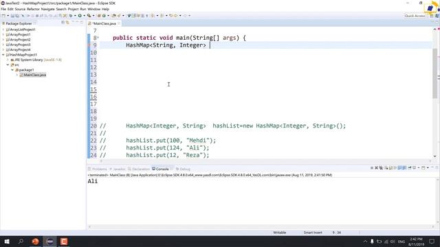 آموزش جاوا - جلسه بیست و چهارم : HashMap و Enum ها در زبان جاوا смотреть онлайн