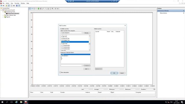Data Collector Sets mediante uso de Performance Monitor смотреть онлайн
