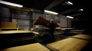 Par-ky wood veneer flooring