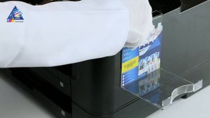 Установка СНПЧ на принтер Epson WF-7110
