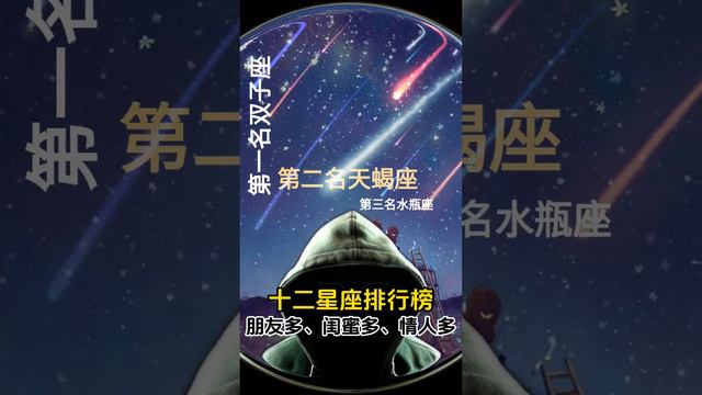 12星座排行榜：谁朋友最多？谁闺蜜最多？谁情人最多？ #十二星座排名 #星座排行榜 #射手座 #水瓶座 #金牛座 #魔羯座 #牡羊座 #獅子座