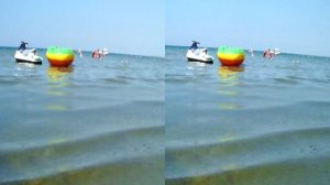 3д видео для пассивных очков LG, активных очков Samsung: Черное море, Анапа, Лечебный пляж.