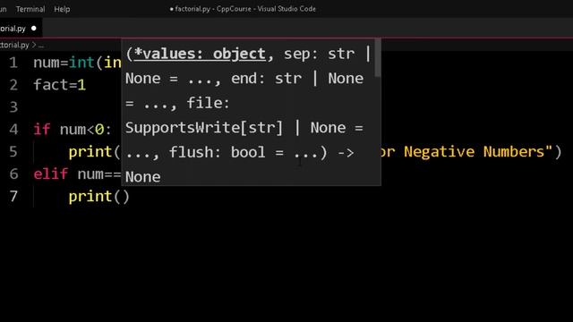 Python Program to Find Factorial of  A Number Using IF Else | Advanced Coding
