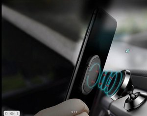 пластина магнитного держателя для телефона с usb зажигалкой