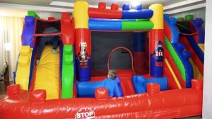 АКВАПАРК ДОМА новая ГИГАНТСКАЯ ГОРКА и очередной потоп