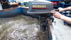 Мотор лодочный Suzuki DT4L, б/у