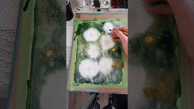 Рисуем одуванчики смотреть онлайн