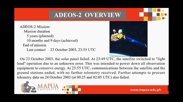 Space Systems Engineering Activity 2 ADEOS 2（1） смотреть онлайн